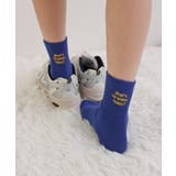 《ABYS》配色ロゴがアクセント。配色ロゴ刺繍ソックス | futier land | 詳細画像18 