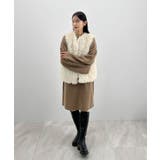 前後２wayでも華やぐ。zip付ミニ丈ニットワンピース | futier land | 詳細画像44 