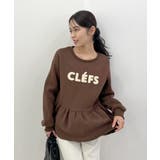 裾のフリルが映える！CLEFSロゴフリルスウェット | futier land | 詳細画像34 