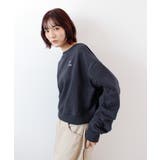 《ABYS》ふんわり袖で魅せる。袖シャーリング裏起毛スウエット | futier land | 詳細画像16