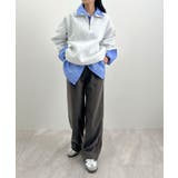 脚長シルエットが叶う。ウールライクツータックワイドパンツ | futier land | 詳細画像25 