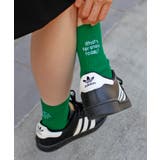 《ABYS》配色ロゴがアクセント。配色ロゴ刺繍ソックス | futier land | 詳細画像17 