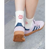 《ABYS》配色ロゴがアクセント。配色ロゴ刺繍ソックス | futier land | 詳細画像28 