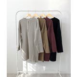 前後２wayでも華やぐ。zip付ミニ丈ニットワンピース | futier land | 詳細画像55 