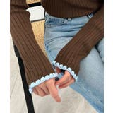 配色ステッチリブニット | futier land | 詳細画像12 