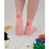 《ABYS》配色ロゴがアクセント。配色ロゴ刺繍ソックス | futier land | 詳細画像37 