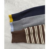 こなれ感出せる配色ニット。レイヤード風ポロニットトップス | futier land | 詳細画像34