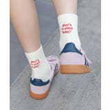 《ABYS》配色ロゴがアクセント。配色ロゴ刺繍ソックス | futier land | 詳細画像29 