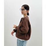 ゴールドボタンが映える。ヘンリーネックニットPO | futier land | 詳細画像17 