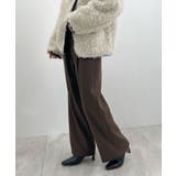 脚長シルエットが叶う。ウールライクツータックワイドパンツ | futier land | 詳細画像21 
