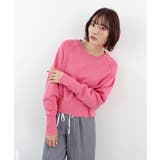 《ABYS》ロゴ刺繍ショート丈トレーナー | futier land | 詳細画像45 