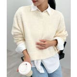 オフホワイト | ふわふわな肌触り♪ワイドスリーブブークレニット | futier land