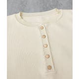 ゴールドボタンが映える。ヘンリーネックニットPO | futier land | 詳細画像45 