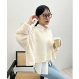 ふわふわな肌触り♪ワイドスリーブブークレニット | futier land | 詳細画像27 