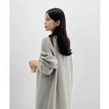 前後２wayでも華やぐ。zip付ミニ丈ニットワンピース | futier land | 詳細画像33 