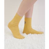 《ABYS》配色ロゴがアクセント。配色ロゴ刺繍ソックス | futier land | 詳細画像26 