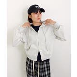 《ABYS》クロップド丈が相性抜群◎ダブルジップショート丈パーカー  | futier land | 詳細画像46 