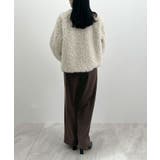 脚長シルエットが叶う。ウールライクツータックワイドパンツ | futier land | 詳細画像20 