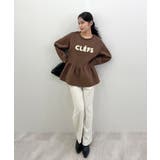 裾のフリルが映える！CLEFSロゴフリルスウェット | futier land | 詳細画像33 