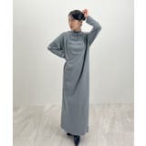 大人オーラが漂う上品さ。ハイネックニットロングワンピース | futier land | 詳細画像49
