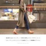 【春新作】リネンブレンド ロングコート ガウンコート | futier land | 詳細画像3 