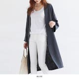 【春新作】リネンブレンド ロングコート ガウンコート | futier land | 詳細画像8 