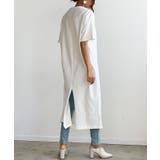 ホワイト | 【夏新作】 ロングワンピース スリットワンピース | futier land