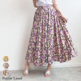 スカート ロングスカート 花柄 | futier land | 詳細画像1