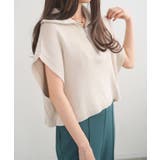 ハーフジップ BIGカラー トップス | futier land | 詳細画像5