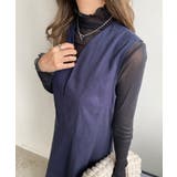ワンピース Vネック ロングワンピース | futier land | 詳細画像5