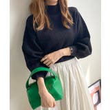 ブラック | ニット トップス トレーナー | futier land