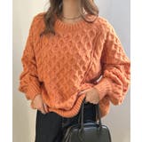 オレンジ | トップス プルオーバー ニット | futier land