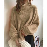 ベージュ | トップス プルオーバー ニット | futier land