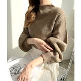 ベージュ | ニット トップス トレーナー | futier land