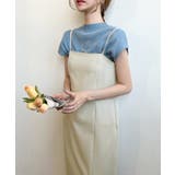 程良い深めスリットが今っぽい。スリットキャミワンピース | futier land | 詳細画像17