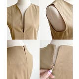 上品へ着こなす大人可愛さ。Vネックフレアワンピース | futier land | 詳細画像7 