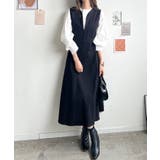 上品へ着こなす大人可愛さ。Vネックフレアワンピース | futier land | 詳細画像10 