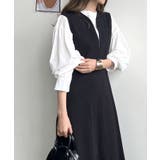 上品へ着こなす大人可愛さ。Vネックフレアワンピース | futier land | 詳細画像11 