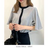 ふわっとした女性らしさ。フレアスリーブ半袖ブラウス | futier land | 詳細画像5