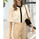 ふわっとした女性らしさ。フレアスリーブ半袖ブラウス | futier land | 詳細画像24