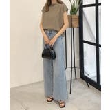 もっちり柔らかい。プチハイネックフレンチスリーブサマーニットトップス | futier land | 詳細画像25