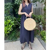 《夏は涼しくリネンで過ごす》リネンＶネックロングワンピース | futier land | 詳細画像26 