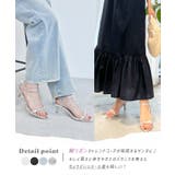 華奢な細リボンで旬のトレンド。細リボンストラップポインテッドトゥサンダル | futier land | 詳細画像3 