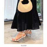 華奢な細リボンで旬のトレンド。細リボンストラップポインテッドトゥサンダル | futier land | 詳細画像6 