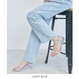 華奢な細リボンで旬のトレンド。細リボンストラップポインテッドトゥサンダル | futier land | 詳細画像7 