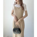 着回し力抜群の女性らしい美シルエット。リボンマーメイドキャミワンピース | futier land | 詳細画像25