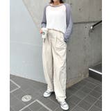 《ABYSアビス コラボ》合わやすいツートンカラー。シアーラグランTシャツ | futier land | 詳細画像19