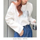 程良い厚みとゆとりあるサイズ感♪【綿100%】箔プリント長袖Tシャツ | futier land | 詳細画像5