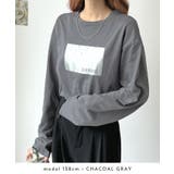 程良い厚みとゆとりあるサイズ感♪【綿100%】箔プリント長袖Tシャツ | futier land | 詳細画像6