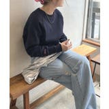 《ABYS》着回し力抜群。ロゴ刺繍裏起毛ショート丈トレーナー | futier land | 詳細画像20 